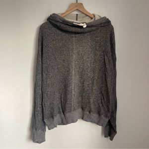 Aritzia TNA Gray Hooded Sweatshirt 100% Cotton size L